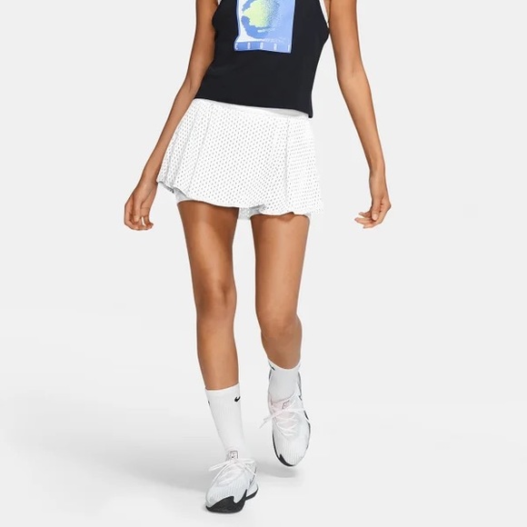 Nike Tennis Skirt Flouncy High-Low Mesh CK8397 - Picture 1 of 11